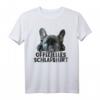 Offizielles Schlafshirt Französische Bulldogge Hunde Pyjama T-Shirt – Gemütliches Geschenk für Hundeliebhaber zu Weihnachten & als Nachthemd-Alternative