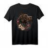 Niedlicher brauner Labrador-Hund auf braunem Labrador-Retriever-Liebhaber T-Shirt – Perfekt für Hundeliebhaber, Labrador Fans & Hundebesitzer