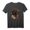 Niedlicher brauner Labrador-Hund auf braunem Labrador-Retriever-Liebhaber T-Shirt – Perfekt für Hundeliebhaber, Labrador Fans & Hundebesitzer
