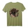 Niedlicher brauner Labrador-Hund auf braunem Labrador-Retriever-Liebhaber T-Shirt – Perfekt für Hundeliebhaber, Labrador Fans & Hundebesitzer