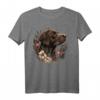 Niedlicher brauner Labrador-Hund auf braunem Labrador-Retriever-Liebhaber T-Shirt – Perfekt für Hundeliebhaber, Labrador Fans & Hundebesitzer