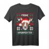 Bullterrier Frohe Waunachten T-Shirt Weihnachten Hund – Perfektes Geschenk für Bullterrier-Liebhaber, Züchter & Hundeliebhaber