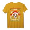 Bullterrier Frohe Waunachten T-Shirt Weihnachten Hund – Perfektes Geschenk für Bullterrier-Liebhaber, Züchter & Hundeliebhaber