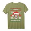 Bullterrier Frohe Waunachten T-Shirt Weihnachten Hund – Perfektes Geschenk für Bullterrier-Liebhaber, Züchter & Hundeliebhaber