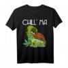 Chill ma Bong Kiffer Cannabis Chillkröte T-Shirt – Lustiges Hanf-Design für Kiffer, Freunde & Hanfliebhaber