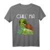 Chill ma Bong Kiffer Cannabis Chillkröte T-Shirt – Lustiges Hanf-Design für Kiffer, Freunde & Hanfliebhaber
