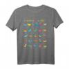 Kinder Dinosaurier T-Shirt ABC - Süße und gefährliche Dinos für Jungen & Mädchen, ideal für Geburtstag, Schule, Kindergarten, Fasching & Karneval