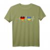 Ukrainer Deutschland Herzschlag T-Shirt - Stolzes ukrainisches Design für Ukrainer in Deutschland