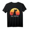 Love Cats T-Shirt zum HapFrog - Lustiges Vintage Retro Katzen Design im 60er, 70er, 80er Stil für Katzenliebhaber, Halloween & Anti-soziale Humor Fans