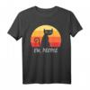 Love Cats T-Shirt zum HapFrog - Lustiges Vintage Retro Katzen Design im 60er, 70er, 80er Stil für Katzenliebhaber, Halloween & Anti-soziale Humor Fans
