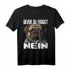 Lustiges Mops Spruch T-Shirt - Bevor du fragst Nein! Witziges Geschenk für Morgenmuffel, Schichtarbeiter & Tierliebhaber