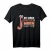Lustiges Angler T-Shirt - So einen großen Wurm hast du? Sarkastisches Fischer-Outfit für Freunde, Familie & Kollegen