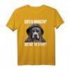 Pitbull Spruch Geschenk - Lustiges T-Shirt mit 'Guten Morgen? Suchst du Streit' für Morgenmuffel, Schichtarbeiter und Tierliebhaber
