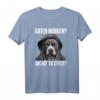 Pitbull Spruch Geschenk - Lustiges T-Shirt mit 'Guten Morgen? Suchst du Streit' für Morgenmuffel, Schichtarbeiter und Tierliebhaber