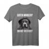Pitbull Spruch Geschenk - Lustiges T-Shirt mit 'Guten Morgen? Suchst du Streit' für Morgenmuffel, Schichtarbeiter und Tierliebhaber