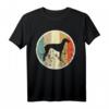 Retro Vintage Grunge Style Galgo Espanol Hunde T-Shirt – Klassisch geschnitten, doppelt genähter Saum, perfekt für Hundeliebhaber