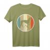 Retro Vintage Grunge Style Galgo Espanol Hunde T-Shirt – Klassisch geschnitten, doppelt genähter Saum, perfekt für Hundeliebhaber