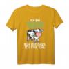 Ich bin Second Hand Vegetarier - Lustiges Kuh Spruch T-Shirt für Fleischliebhaber und Partyfreunde