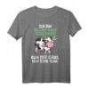 Ich bin Second Hand Vegetarier - Lustiges Kuh Spruch T-Shirt für Fleischliebhaber und Partyfreunde