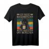 Ich hasse Morgenmenschen und Morgen und Menschen Katze T-Shirt – Lustiges Geschenk für Morgenmuffel, Büroangestellte und Katzenliebhaber
