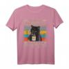 Ich hasse Morgenmenschen und Morgen und Menschen Katze T-Shirt – Lustiges Geschenk für Morgenmuffel, Büroangestellte und Katzenliebhaber