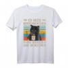 Ich hasse Morgenmenschen und Morgen und Menschen Katze T-Shirt – Lustiges Geschenk für Morgenmuffel, Büroangestellte und Katzenliebhaber