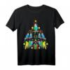 Wellensittich Weihnachtsbaum Vogel Weihnachten Geschenk T-Shirt - Lustiges Outfit für Vogelbesitzer & Sittichfans zu Weihnachten, Nikolaus & Advent
