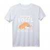Lustiges Schlafshirt mit Katze - Der frühe Vogel kann mich mal, ideales Relax- und Geschenkoutfit für Katzenliebhaber und Nachtschwärmer