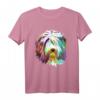 Splash Hund Bearded Collie T-Shirt - Geschenkidee für Hundehalter und Bearded Collie Fans