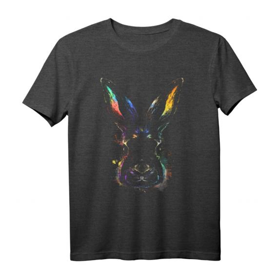 Mystischer Hase in Regenbogen Farben T-Shirt für Herren, Damen & Kinder – Perfektes Geschenk für Tierliebhaber, Oster- & Valentinstagsfreunde