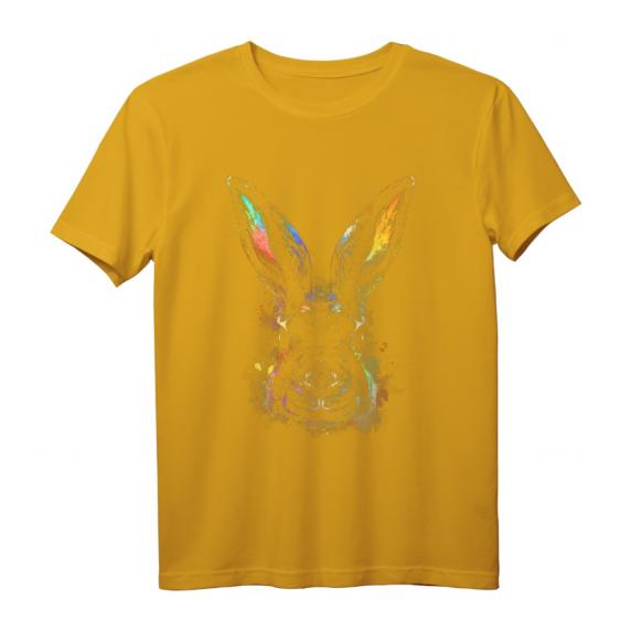 Mystischer Hase in Regenbogen Farben T-Shirt für Herren, Damen & Kinder – Perfektes Geschenk für Tierliebhaber, Oster- & Valentinstagsfreunde