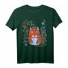 Magische Katze Blumen Vintage T-Shirt im ukrainischen Vyshyvanka-Stil – Perfektes Geschenk für Katzenliebhaber & Ukraine-Fans