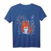 Magische Katze Blumen Vintage T-Shirt im ukrainischen Vyshyvanka-Stil – Perfektes Geschenk für Katzenliebhaber & Ukraine-Fans