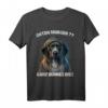 Guten Morgen? Ganz Dünnes Eis! Lustiges Hunde Kaffee T-Shirt – Sarkastisches Statement für Morgenmuffel & Hundeliebhaber, perfektes Geschenk für Kollegen