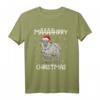 Lustiges Schaf Weihnachten Määäährry Christmas Geschenk T-Shirt – Humorvolles Tiermotiv für Tierliebhaber & Schaffans zu Weihnachten
