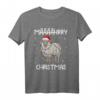 Lustiges Schaf Weihnachten Määäährry Christmas Geschenk T-Shirt – Humorvolles Tiermotiv für Tierliebhaber & Schaffans zu Weihnachten