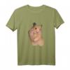 Hamster Meme mit Friedenszeichen T-Shirt - Lustiges und süßes Nagetier-Design für Tierliebhaber und Meme-Fans