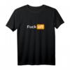 Fack Off T-Shirt - Humorvolles Design, Klassisch Geschnitten, Doppelt Genähter Saum