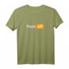 Fack Off T-Shirt - Humorvolles Design, Klassisch Geschnitten, Doppelt Genähter Saum