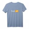 Fack Off T-Shirt - Humorvolles Design, Klassisch Geschnitten, Doppelt Genähter Saum