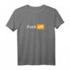 Fack Off T-Shirt - Humorvolles Design, Klassisch Geschnitten, Doppelt Genähter Saum