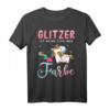 Einhorn Regenbogenfarben T-Shirt mit Glitzer - Perfektes Geschenk zum Geburtstag & Weihnachten für Mädchen und Jungen