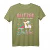 Einhorn Regenbogenfarben T-Shirt mit Glitzer - Perfektes Geschenk zum Geburtstag & Weihnachten für Mädchen und Jungen