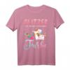 Einhorn Regenbogenfarben T-Shirt mit Glitzer - Perfektes Geschenk zum Geburtstag & Weihnachten für Mädchen und Jungen