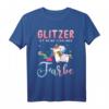Einhorn Regenbogenfarben T-Shirt mit Glitzer - Perfektes Geschenk zum Geburtstag & Weihnachten für Mädchen und Jungen