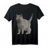Britisch Kurzhaar Katze T-Shirt - Süße Katzenmotive, Geschenk zum Geburtstag für Katzenliebhaber, Mama & Papa Shirts