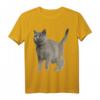 Britisch Kurzhaar Katze T-Shirt - Süße Katzenmotive, Geschenk zum Geburtstag für Katzenliebhaber, Mama & Papa Shirts