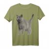 Britisch Kurzhaar Katze T-Shirt - Süße Katzenmotive, Geschenk zum Geburtstag für Katzenliebhaber, Mama & Papa Shirts