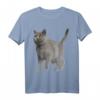 Britisch Kurzhaar Katze T-Shirt - Süße Katzenmotive, Geschenk zum Geburtstag für Katzenliebhaber, Mama & Papa Shirts