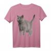Britisch Kurzhaar Katze T-Shirt - Süße Katzenmotive, Geschenk zum Geburtstag für Katzenliebhaber, Mama & Papa Shirts